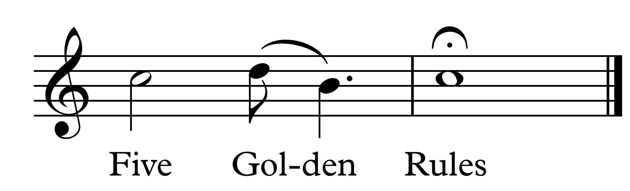 Five Golden Rules